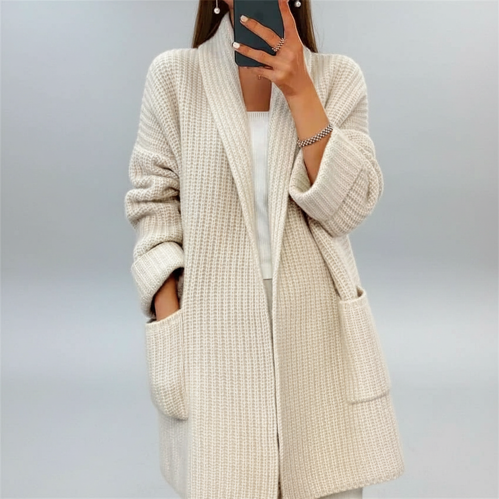 Belinda – Warme Und Kuschelige Strickjacke