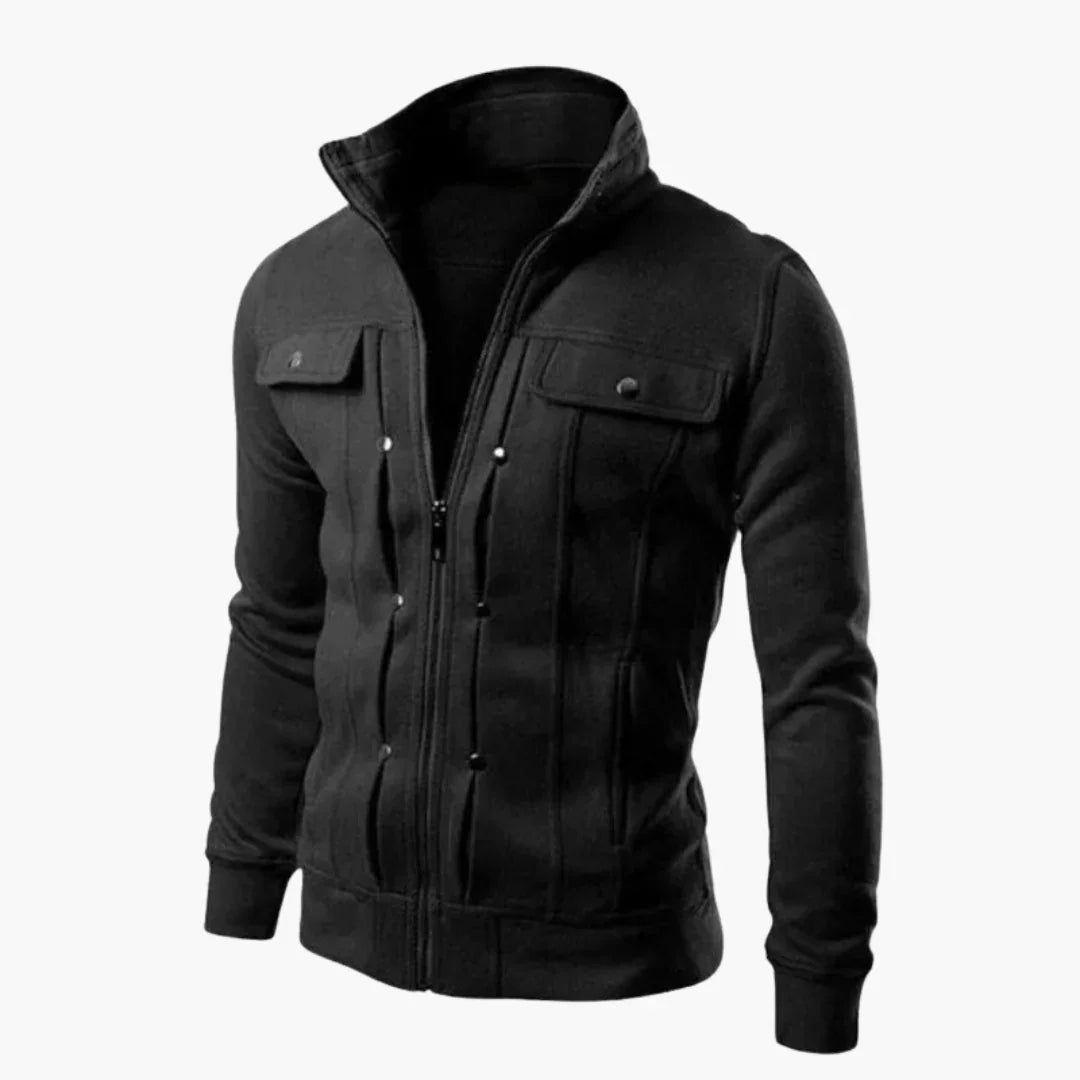 Norman - Gefütterte Herren Zip-Jacke mit Taschen
