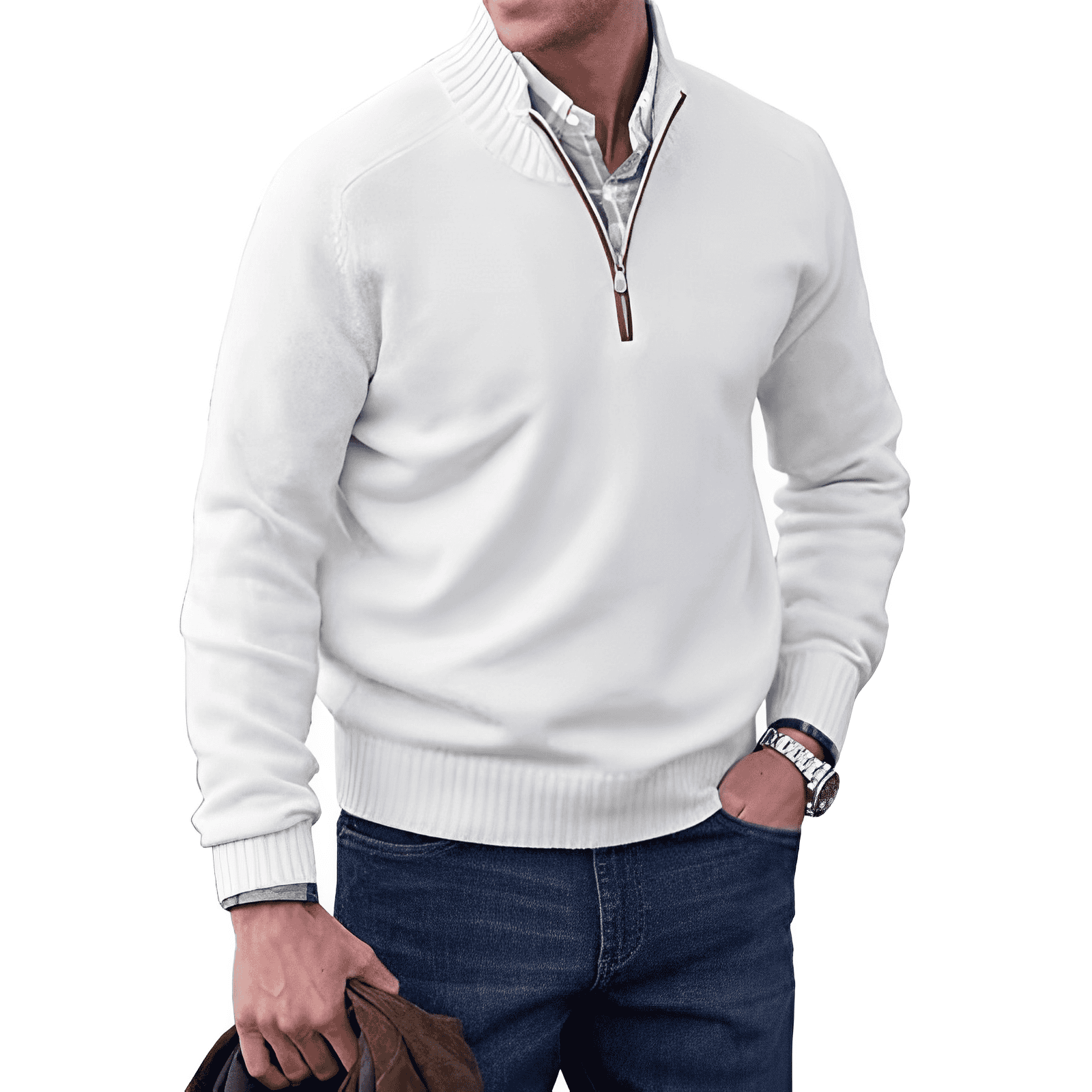 Nils – Herren Kaschmir Pullover Luxuriös Elegant Warm