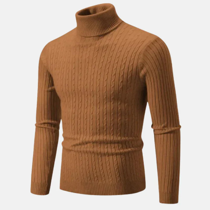 Janoel - Klassischer Herren-Rollkragenpullover