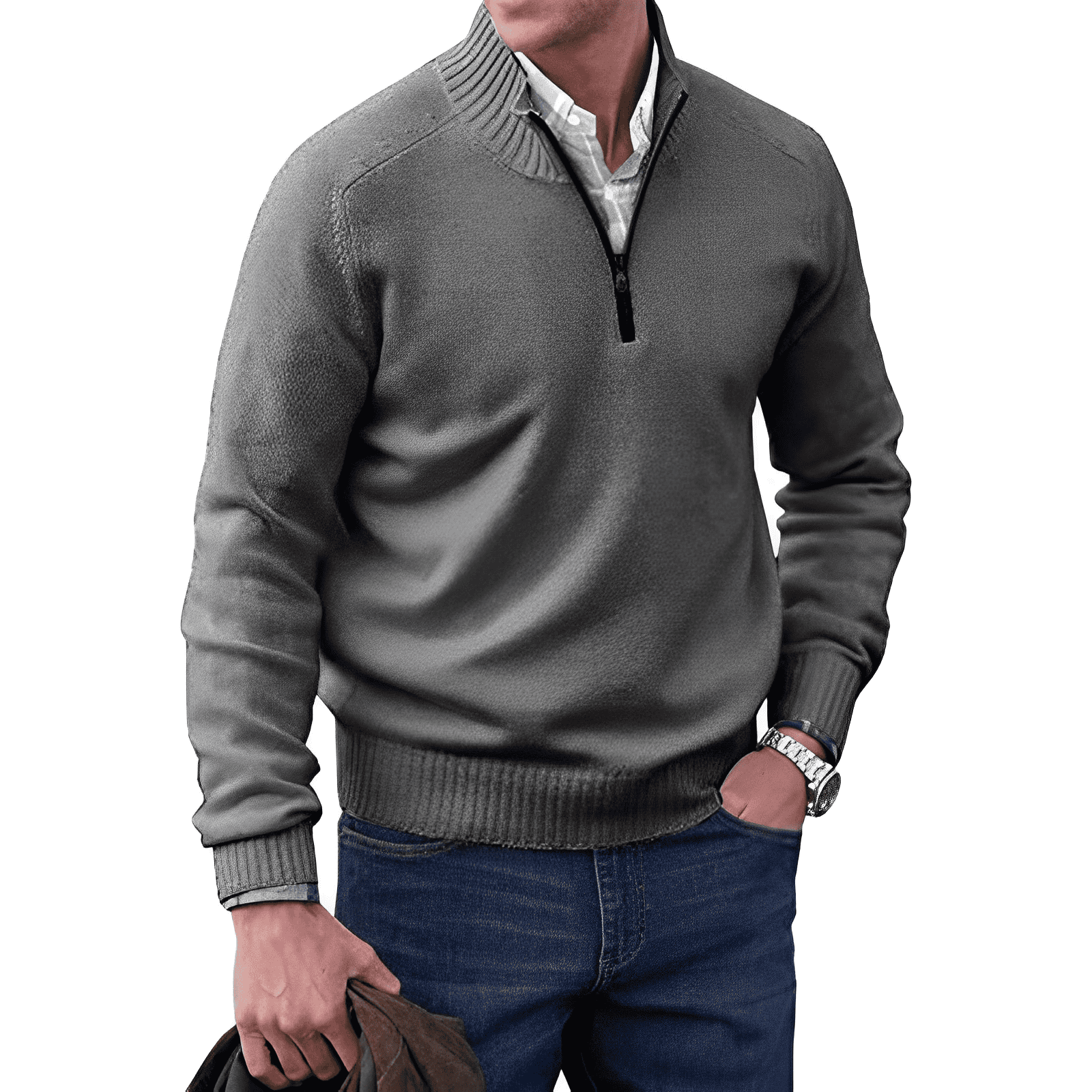 Nils – Herren Kaschmir Pullover Luxuriös Elegant Warm