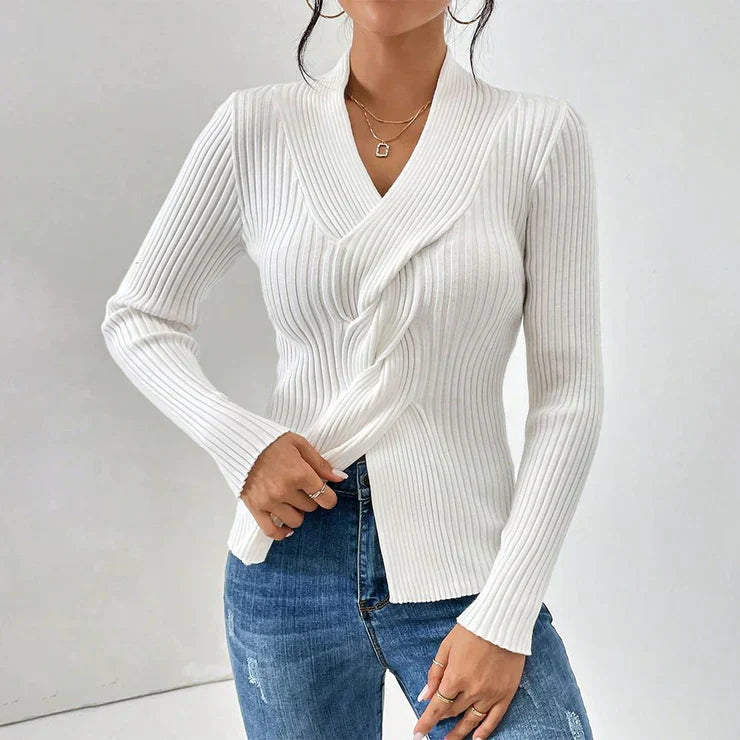 Pauline – Bequemes Winter-Top mit figurbetontem Schnitt
