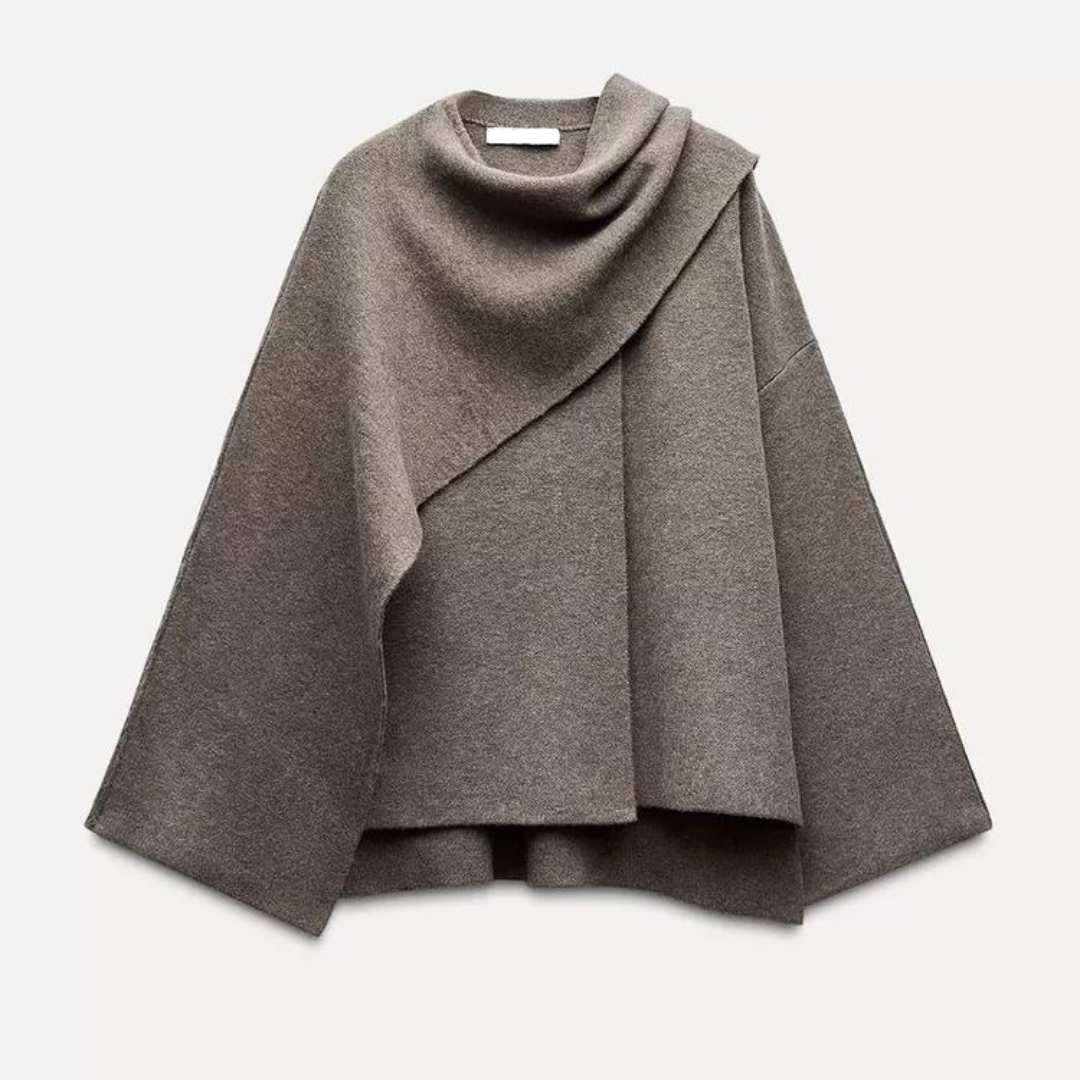 Uta – Trendiger Cape-Mantel Für Damen