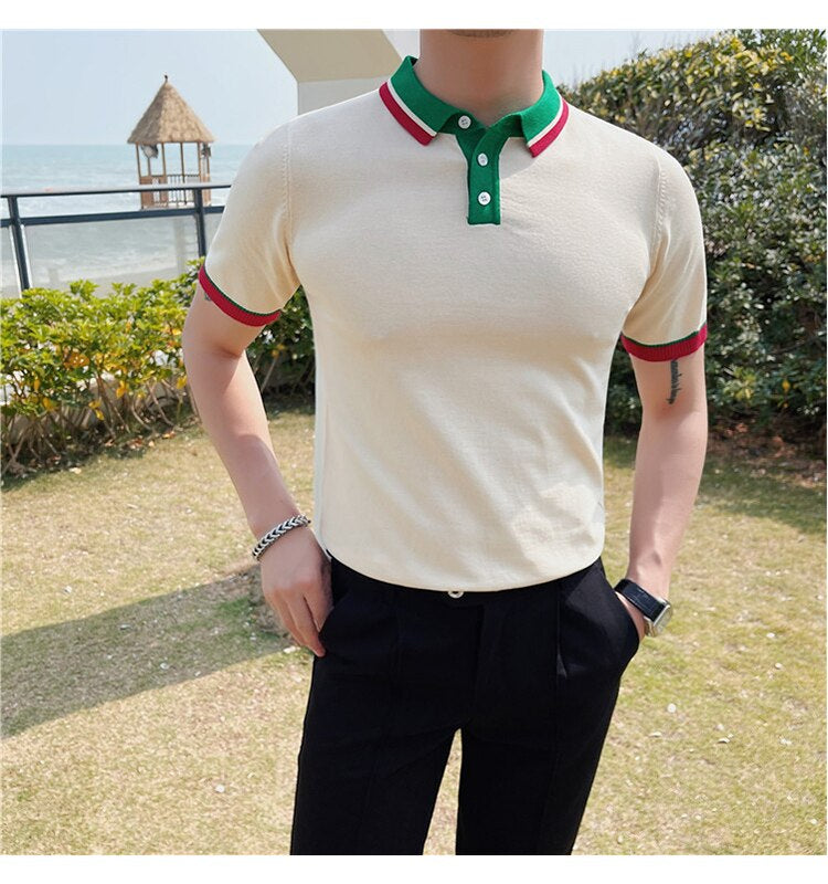 Omar – Poloshirt Herren Stilvoll Raffiniert Casual Look