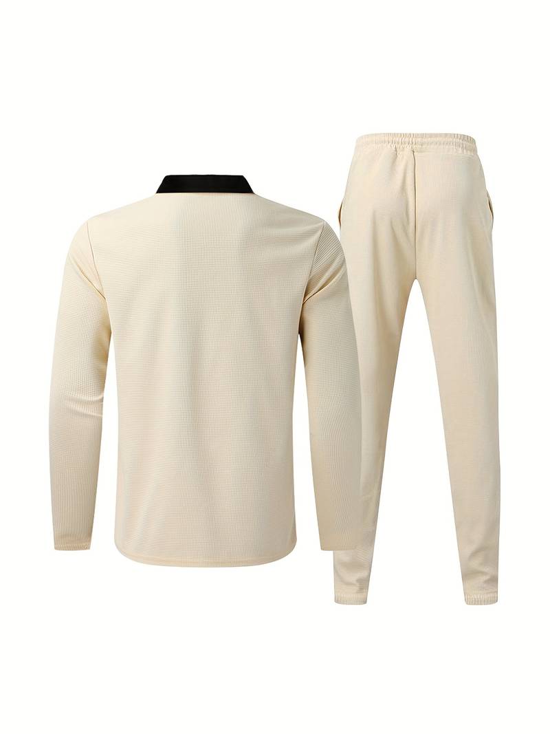 Kaspar - Zweiteiliger Trainingsanzug mit Waffelmuster