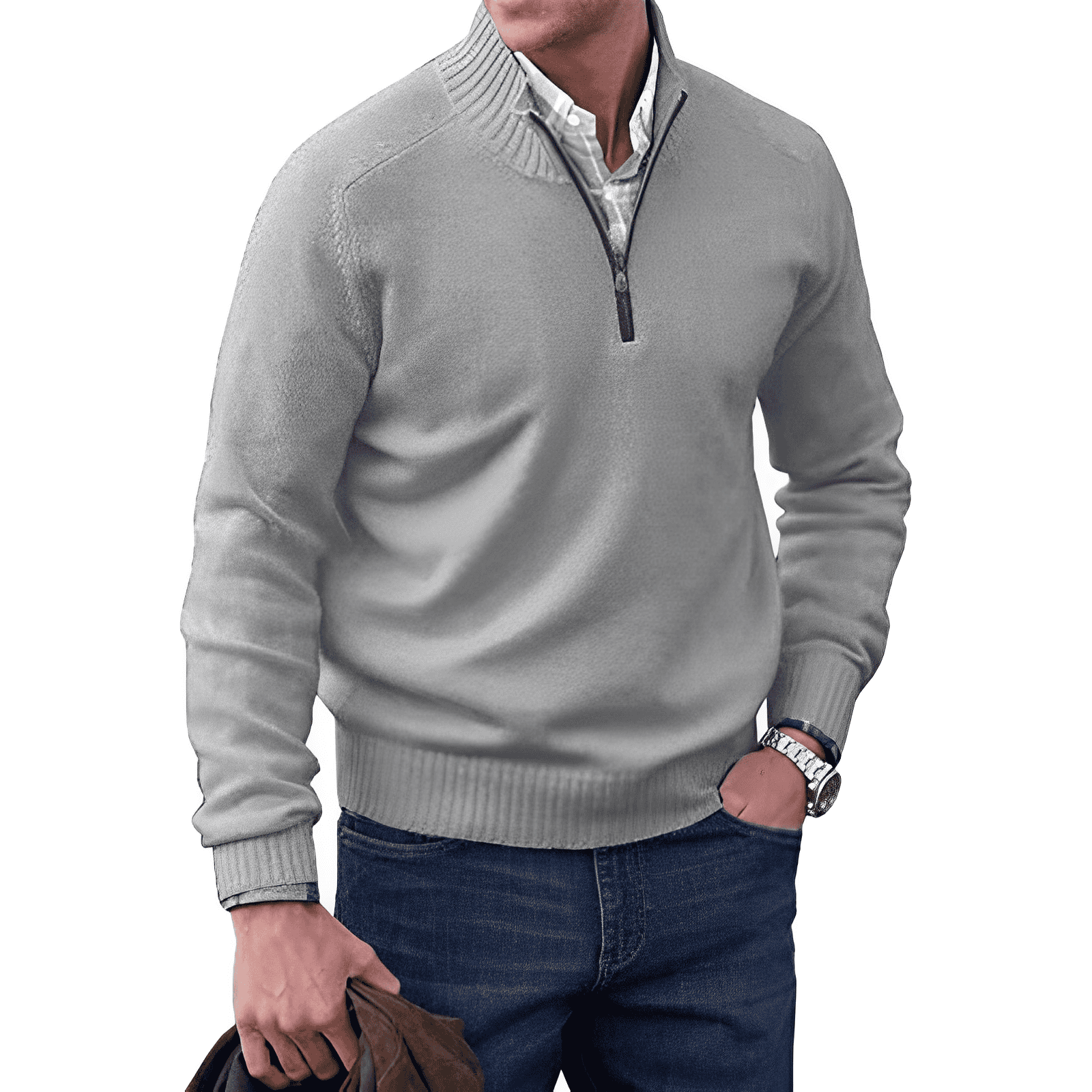 Nils – Herren Kaschmir Pullover Luxuriös Elegant Warm
