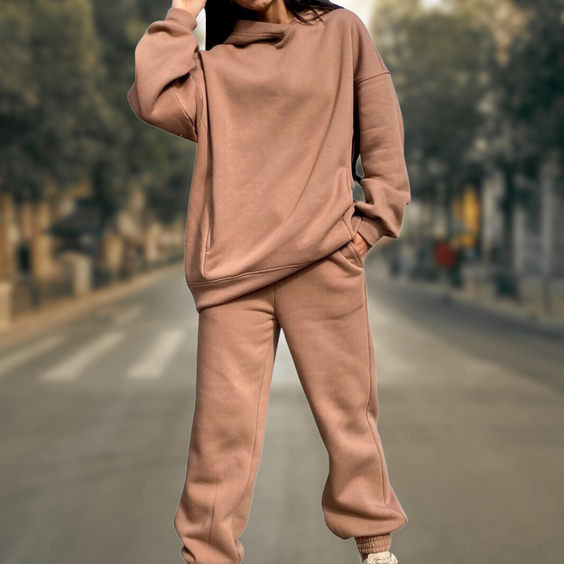 Hannah – Stylischer Kapuzenpullover und Hosenset für Damen