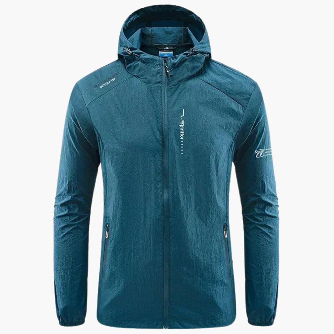 Yannick – Herren Windbreaker Jacke mit Kapuze und Reißverschluss-Taschen
