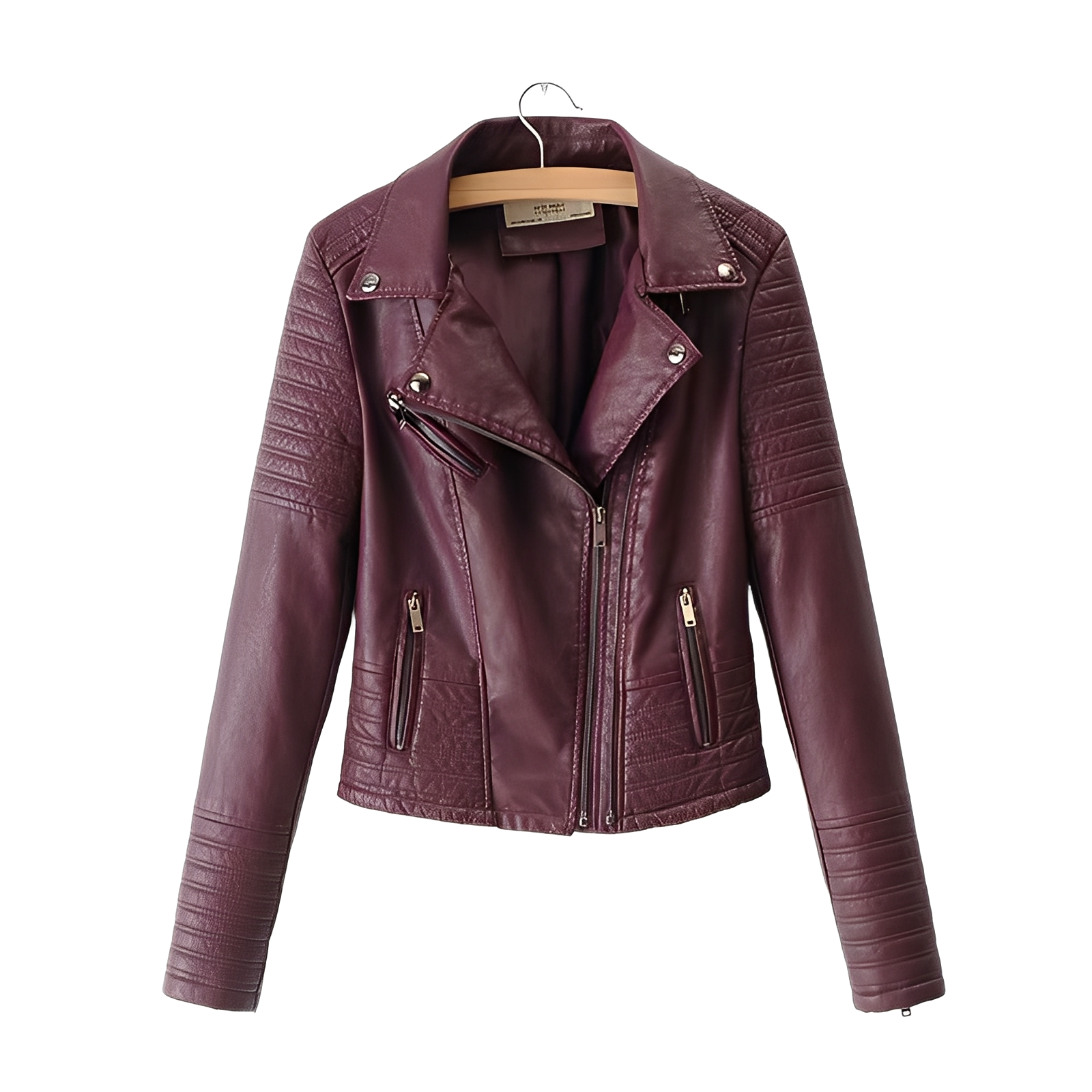 Daphne - Eng geschnittene Trend Damen Lederjacke