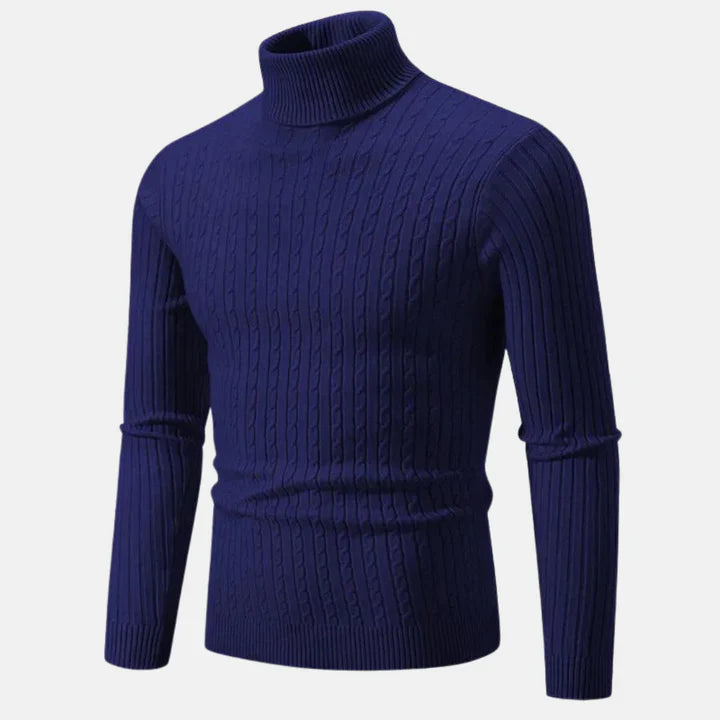 Janoel - Klassischer Herren-Rollkragenpullover