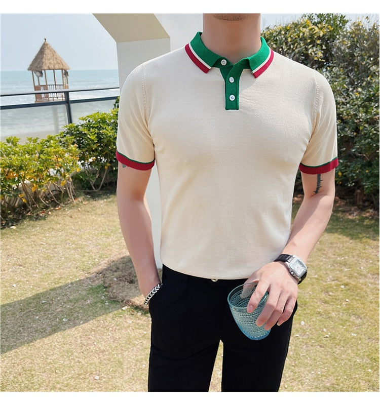 Omar – Poloshirt Herren Stilvoll Raffiniert Casual Look