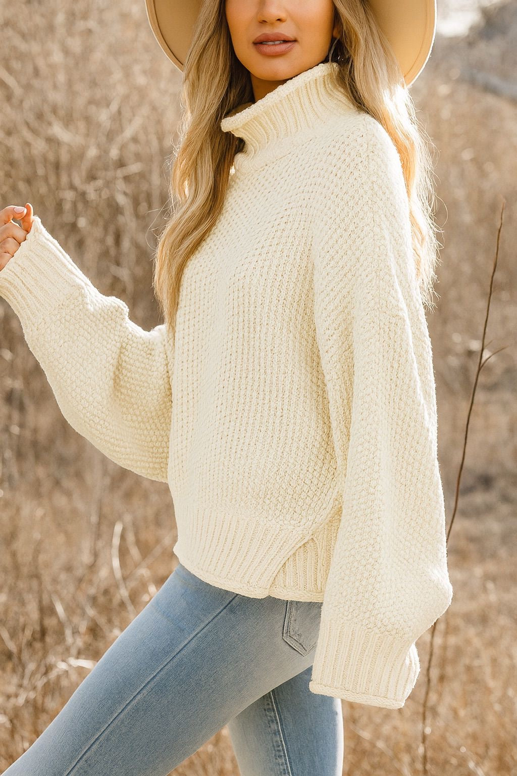 Eleanor – Langer Pullover Mit Rollkragen Winter