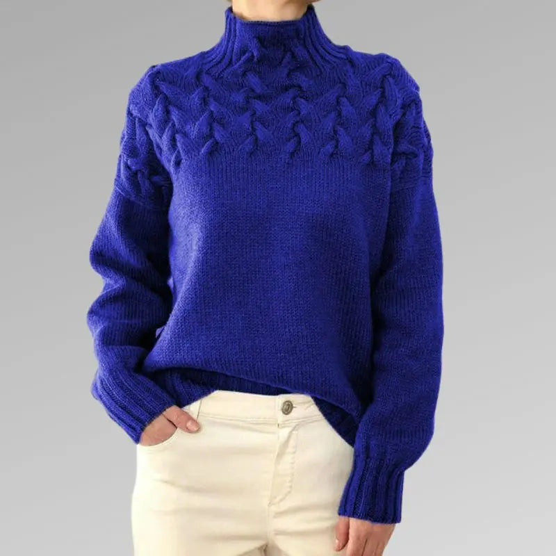 Eugenie – Eleganter Pullover Mit Struktur Für Damen