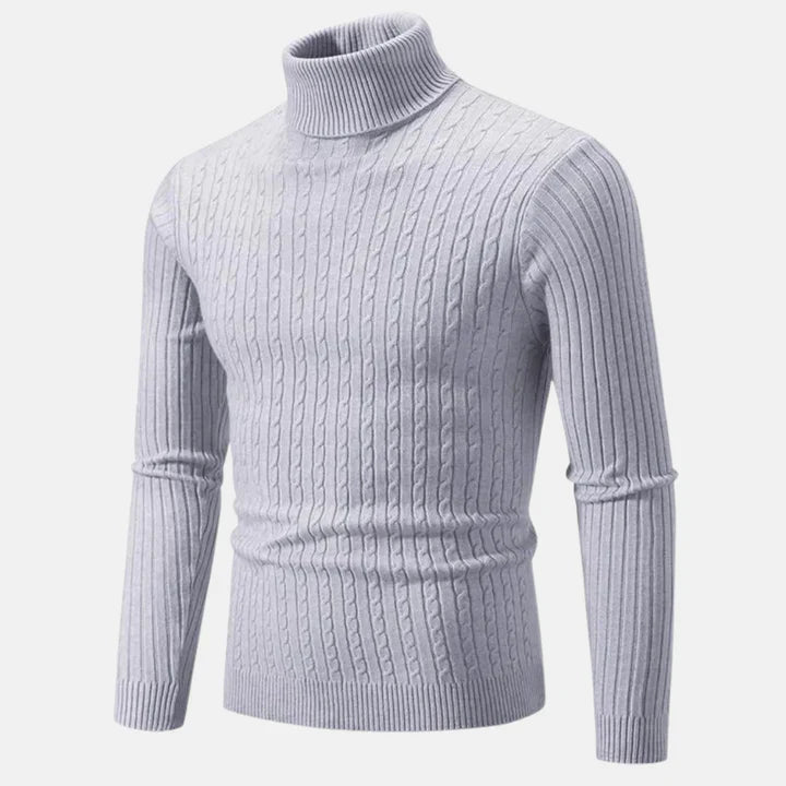 Janoel - Klassischer Herren-Rollkragenpullover