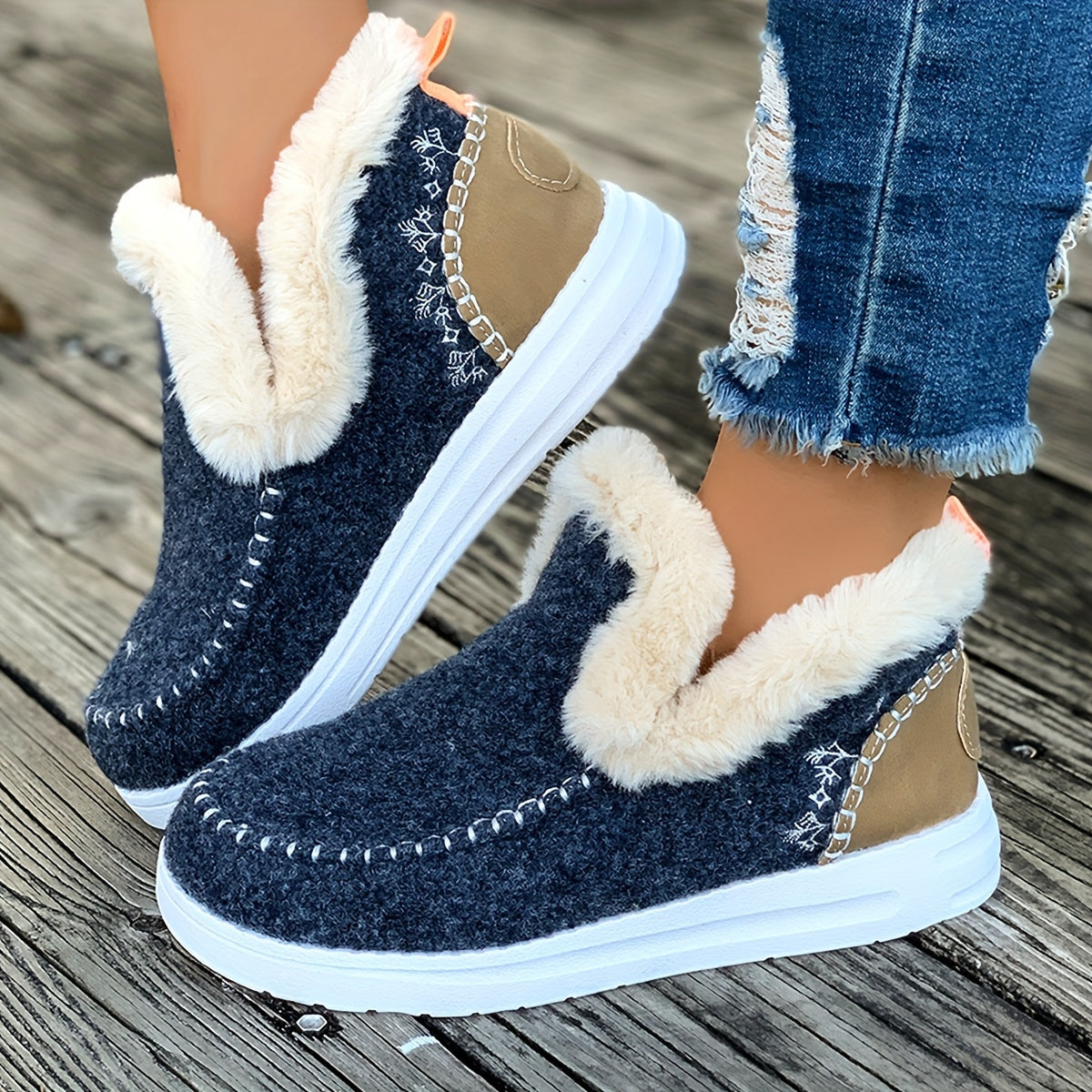 Gerda – Kuschelige Winterpantoffeln Damen Bequem