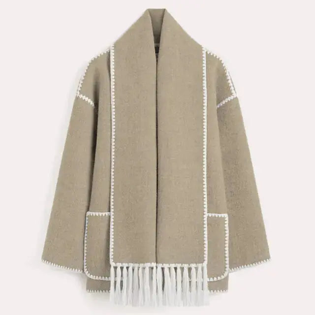Regina - Damen Winter Jacke Schalkragen Warm