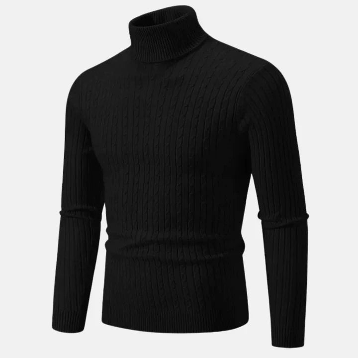 Janoel - Klassischer Herren-Rollkragenpullover