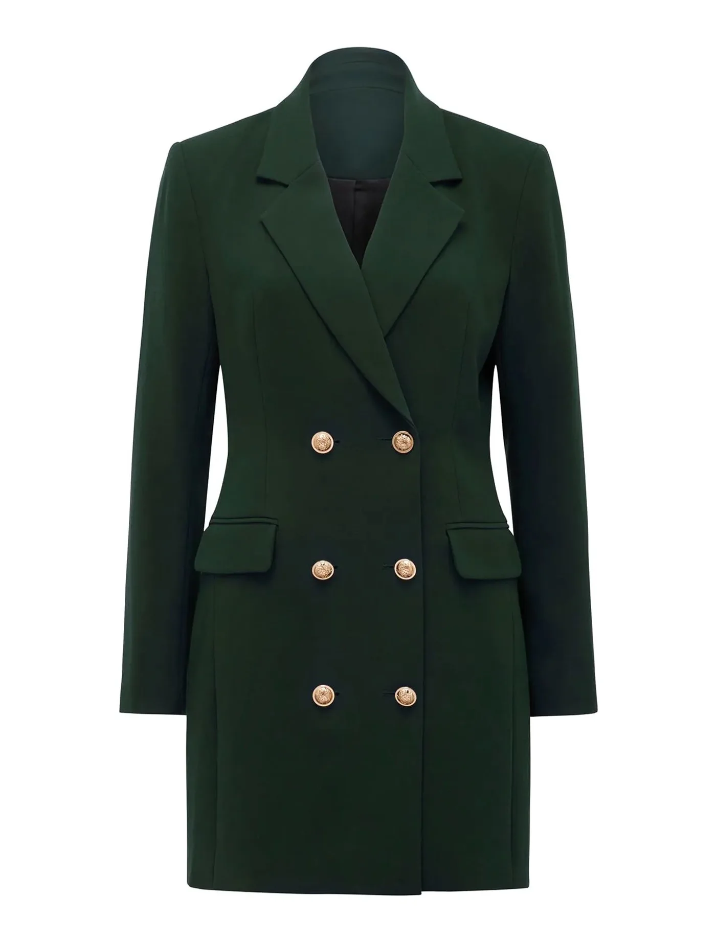 Nadine – Klassisches Blazer-Kleid mit Doppelknöpfen