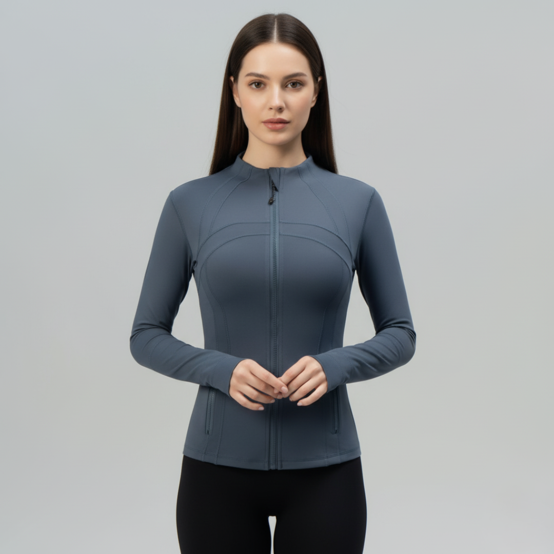 Orlanda - Damen Shaping Jacke mit Reißverschluss