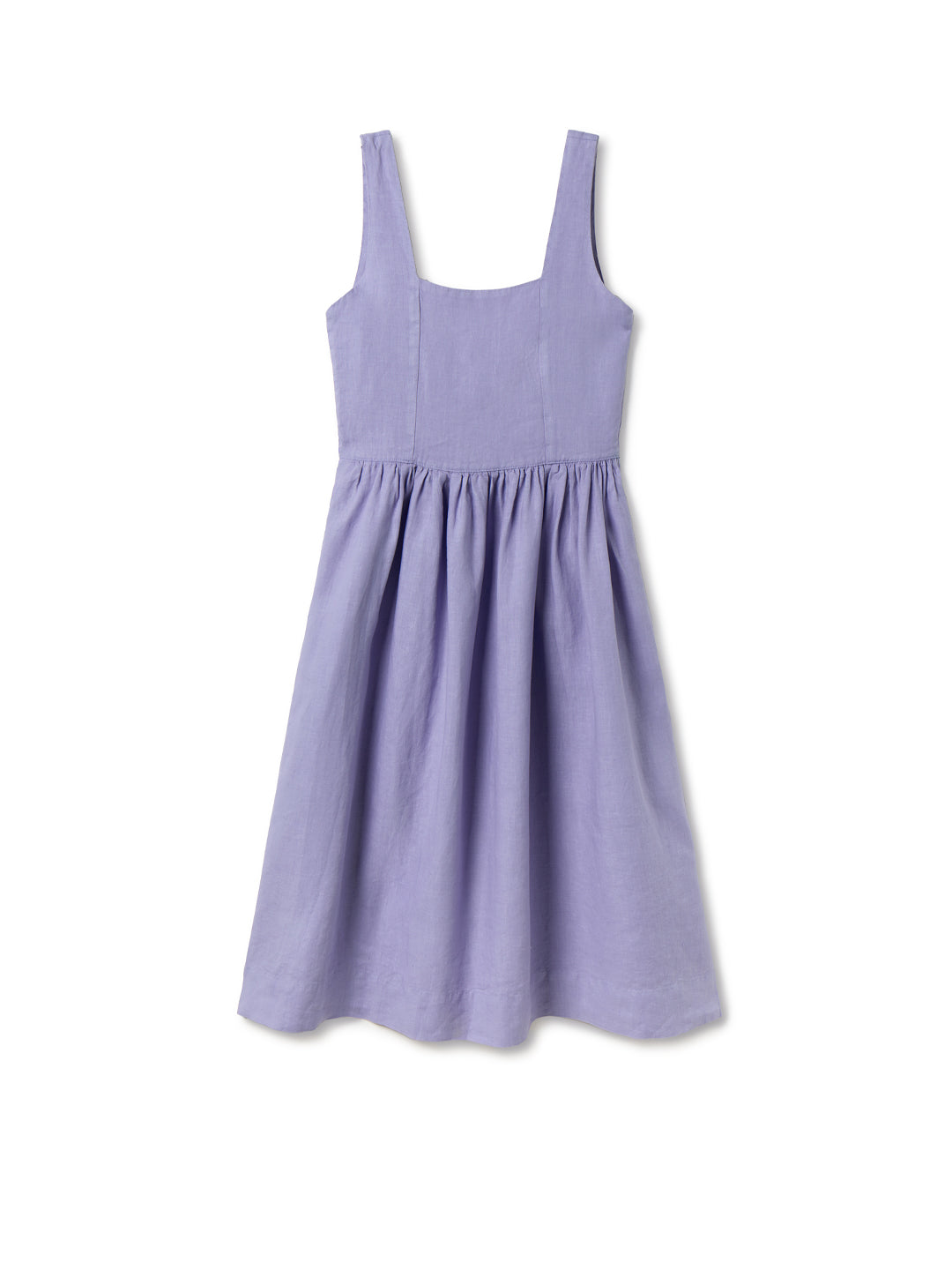 Agnieszka – Leinenkleid in Lila 3