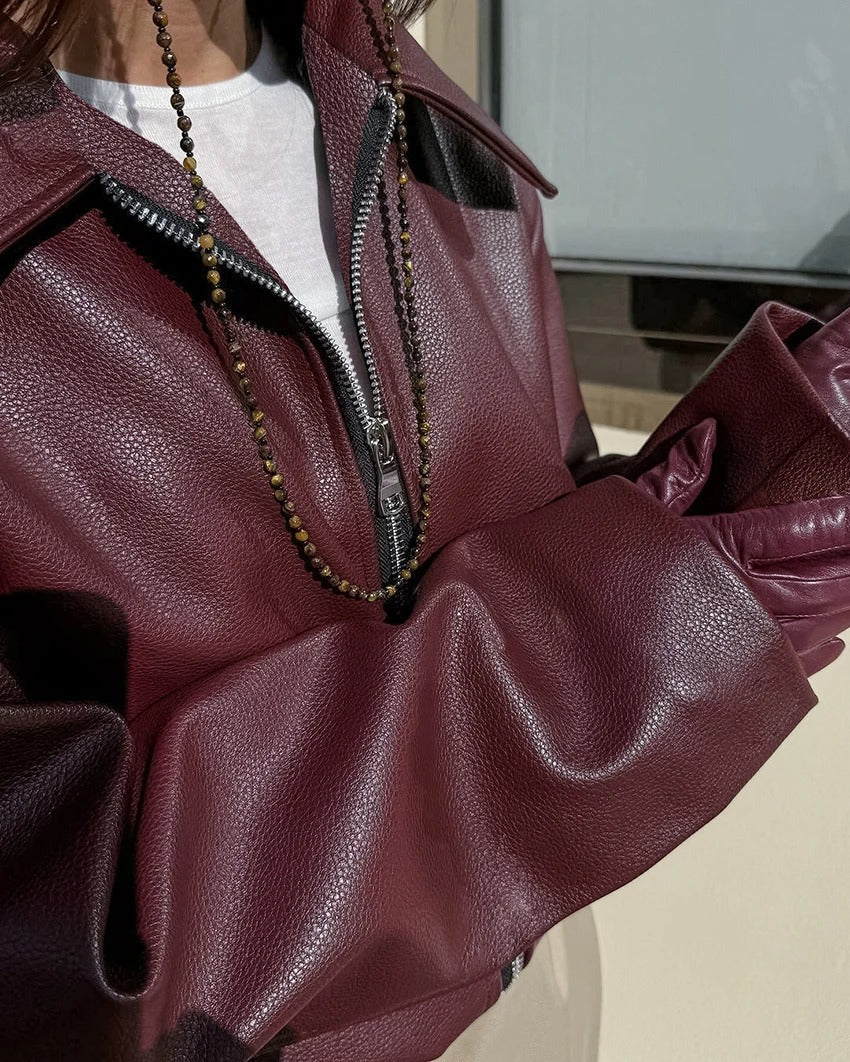 Amelie_-_Burgundy_Jacket_Rot 12