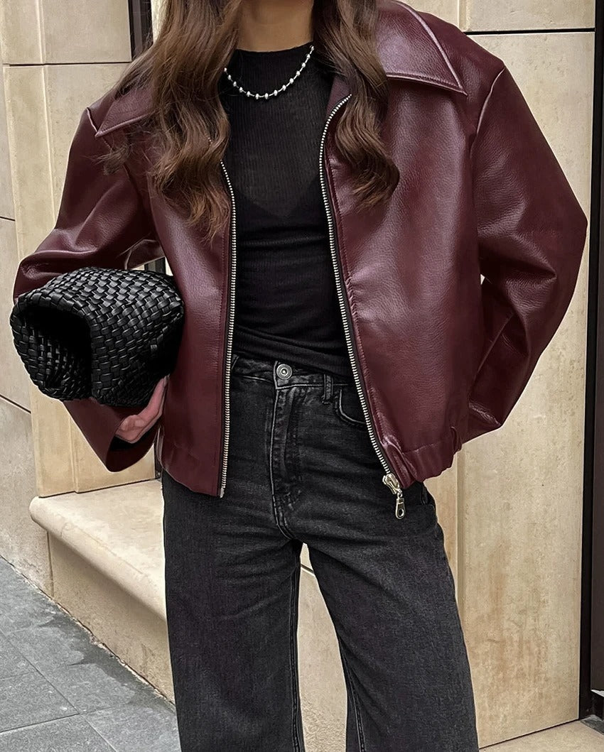 Amelie_-_Burgundy_Jacket_Rot 5