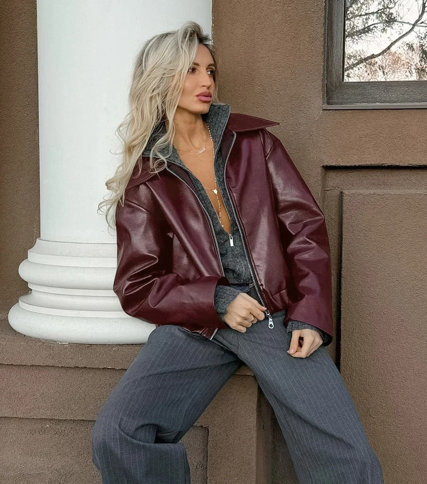 Amelie_-_Burgundy_Jacket_Rot 7