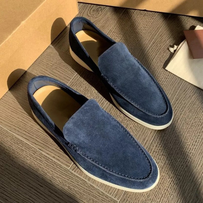 Annika – Wildleder-Loafers für Damen Blau