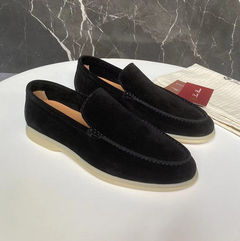 Annika – Wildleder-Loafers für Damen Schwarz