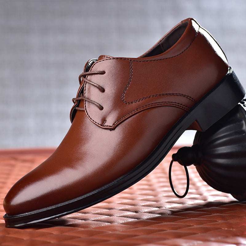 Arvid - Matlederne elegante Schuhe mit Schnürsenkeln Braun 2
