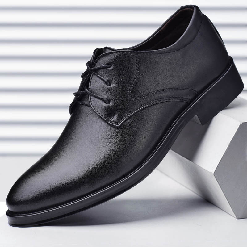 Arvid - Matlederne elegante Schuhe mit Schnürsenkeln Schwarz 2