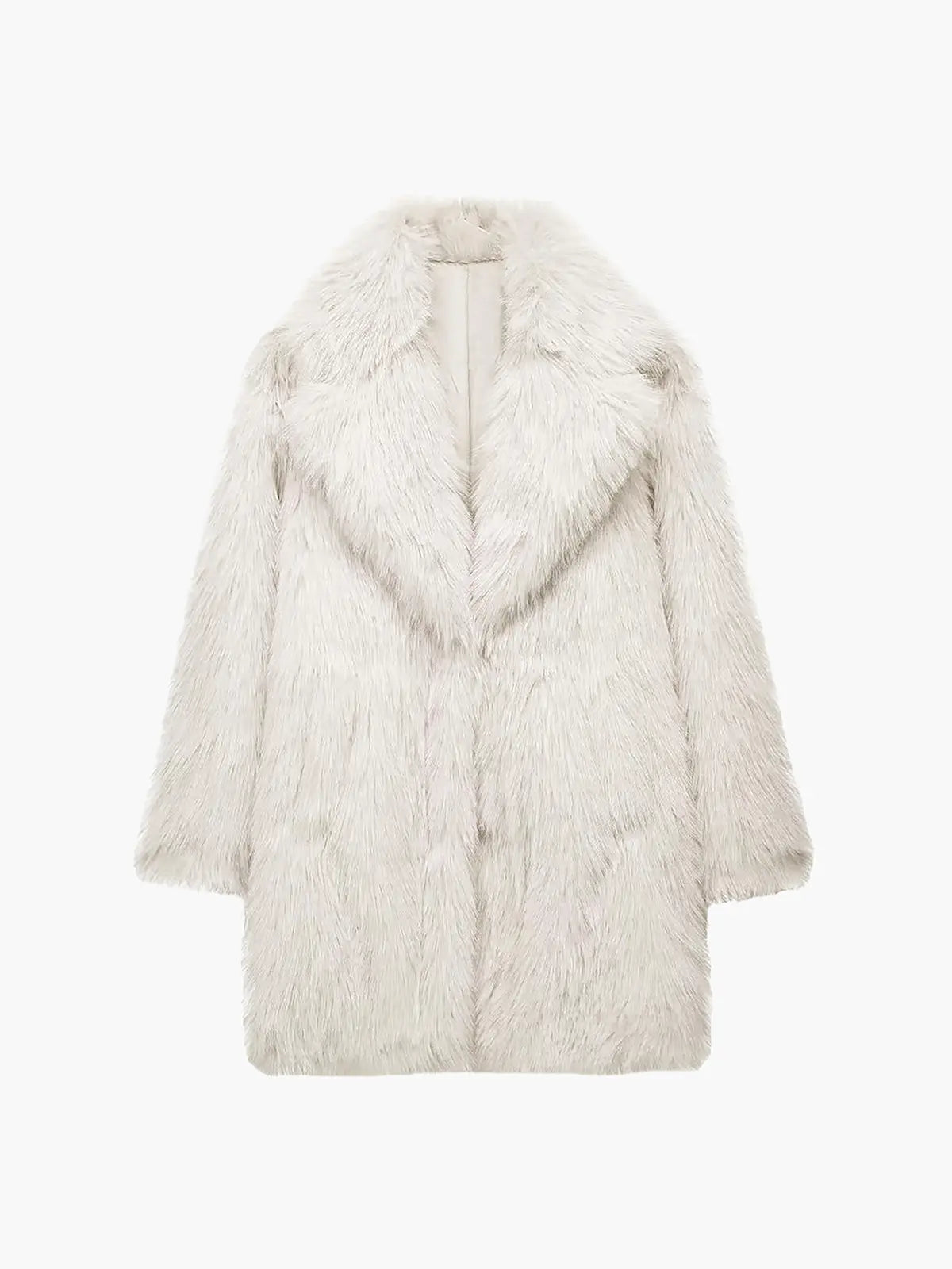 Sonja - Damen Kunstpelz Mantel Oversize Winter Warm Kuschelig