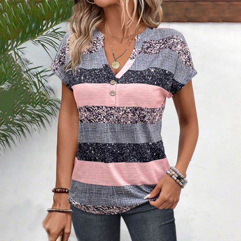 Bea – Gestreifte Bluse Damen Lässig Bequem Alltag 1