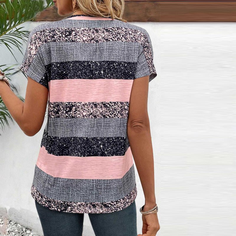 Bea – Gestreifte Bluse Damen Lässig Bequem Alltag 2