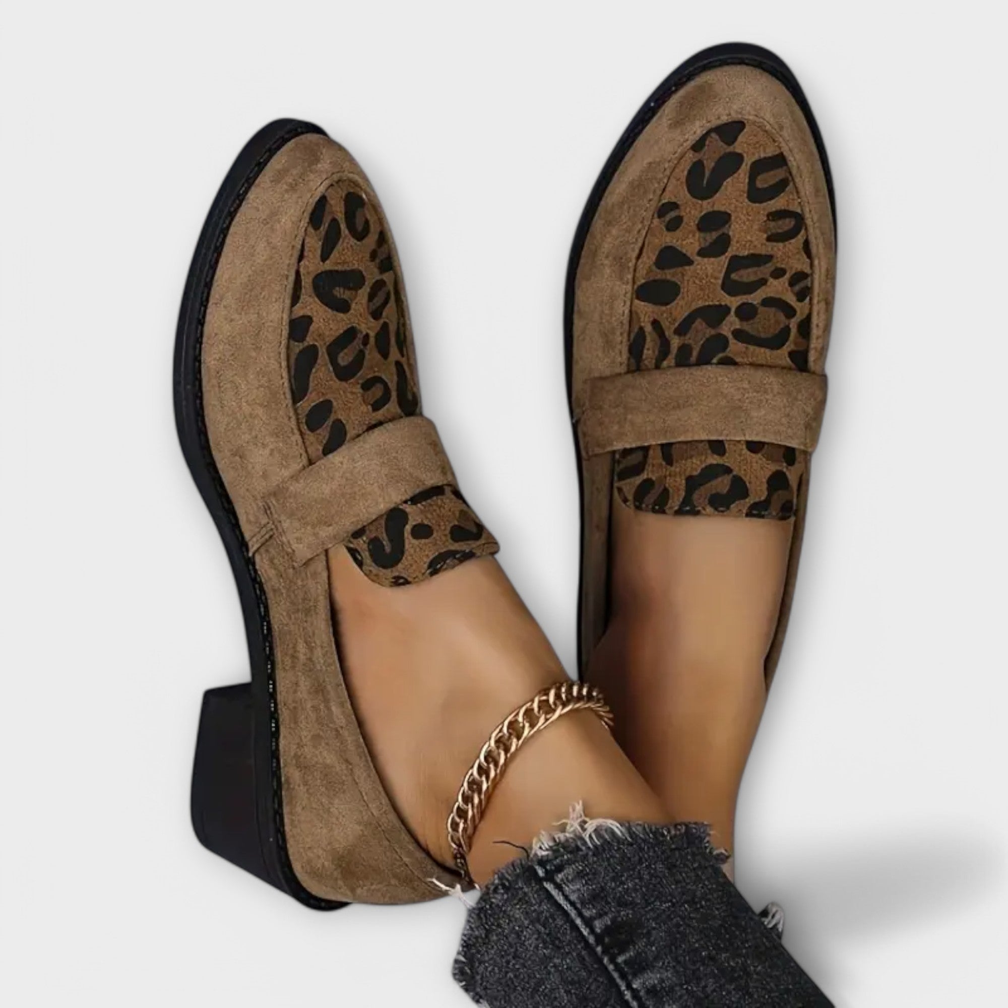 Bellis - Elegante Damenschuhe mit Leopardenmuster