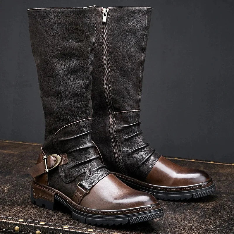  Benedikta - Schicke Winter-Hochstiefel Für Herren Braun