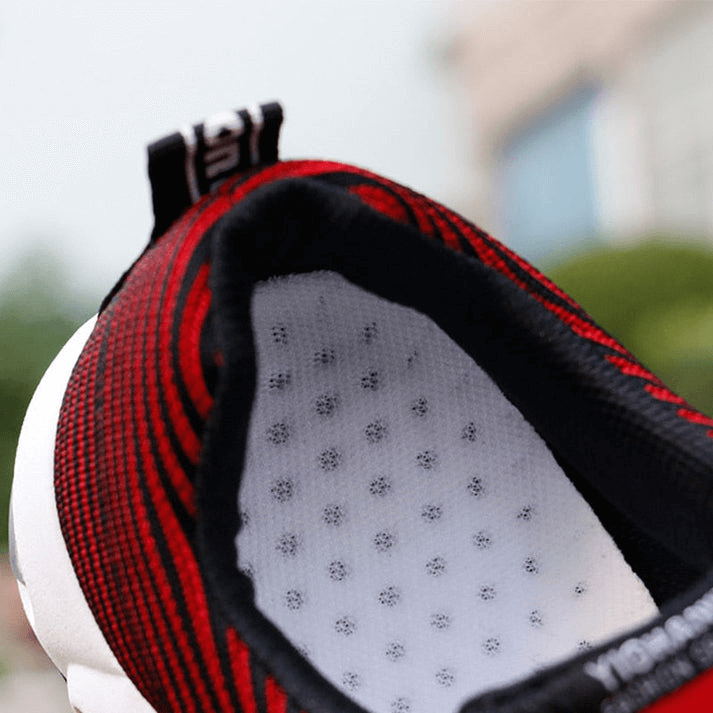 Bettina - Orthopädische Herren Sneaker für besten Komfort Rot 