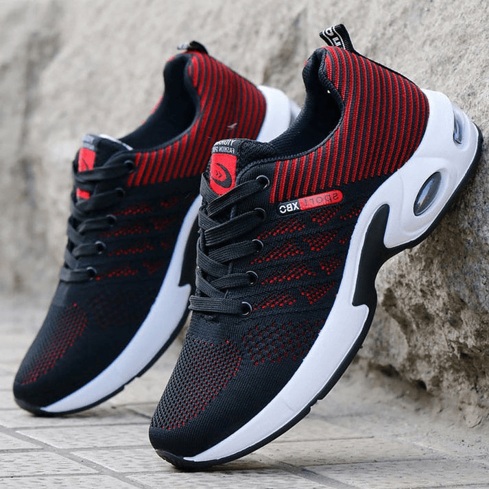Bettina - Orthopädische Herren Sneaker für besten Komfort red