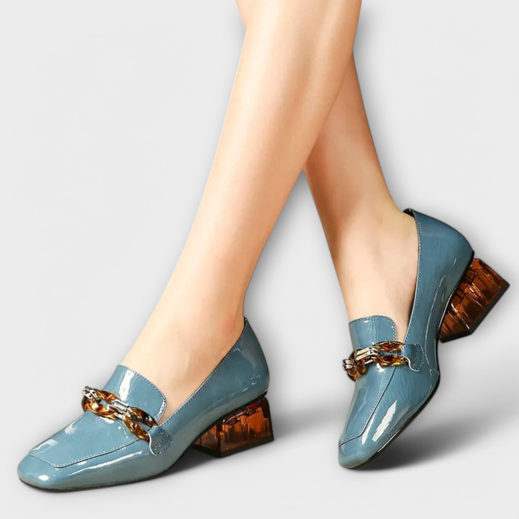Bonita - Elegante und Raffinierte Loafers Blau