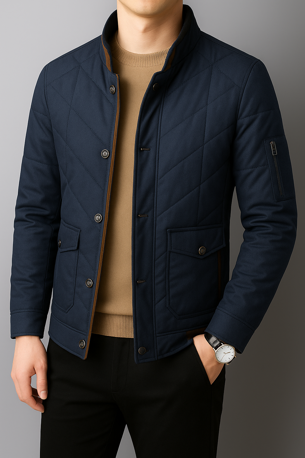 Botho - Winterjacke für Herren Blau