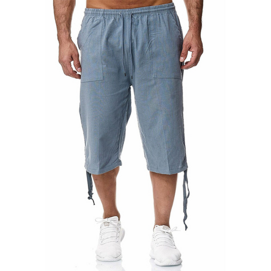 Byron - Herren Baumwoll-Leinen-Shorts