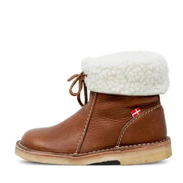 Brigitte - Pelzgefütterte Damenstiefel Braun 6