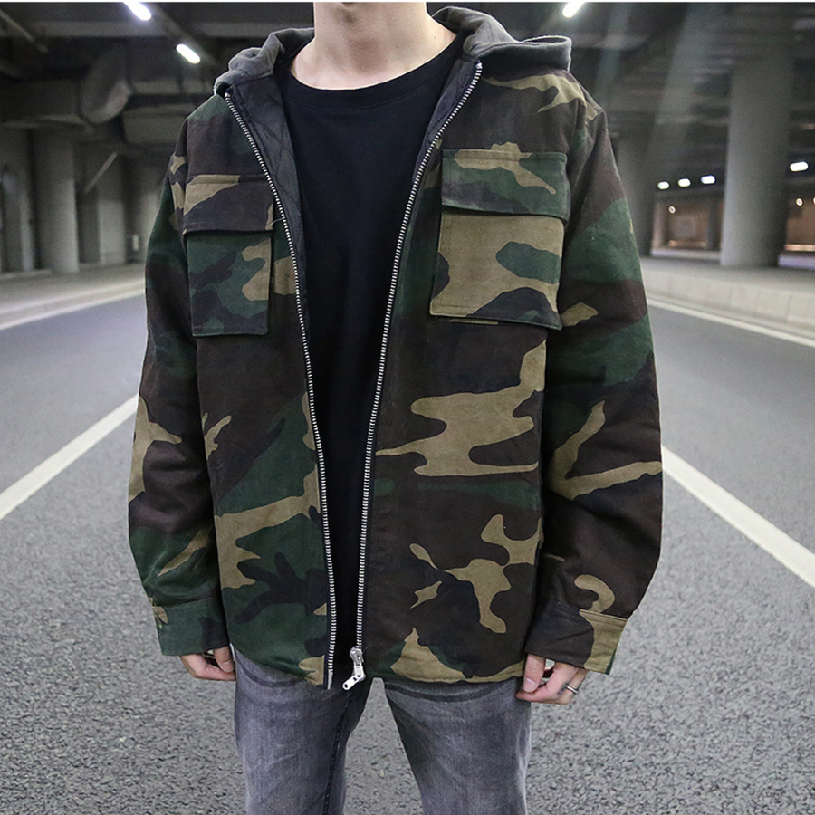 Jaroel - Trendiger Camouflage-Hoodie für Herren