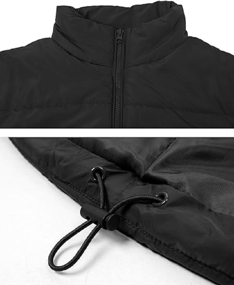 Damiana - Lockere Gefütterte Damen Winterweste mit Reißverschluss