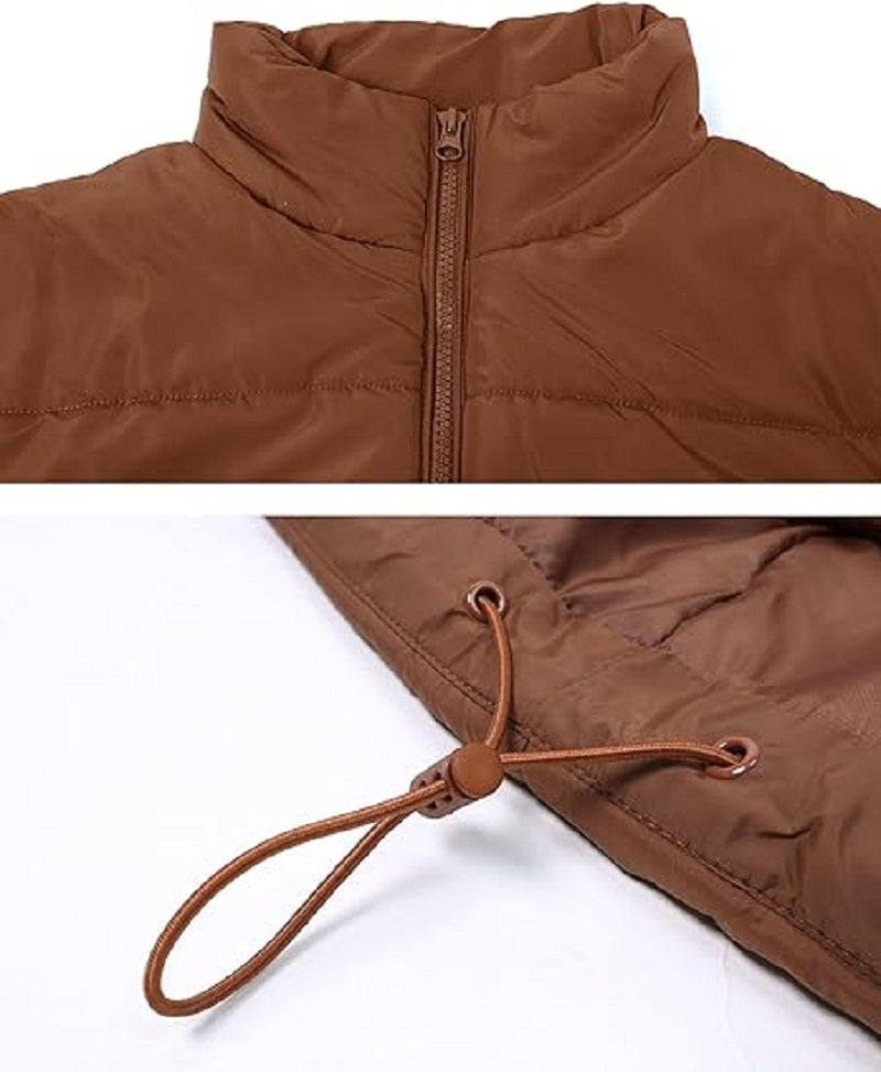 Damiana - Lockere Gefütterte Damen Winterweste mit Reißverschluss