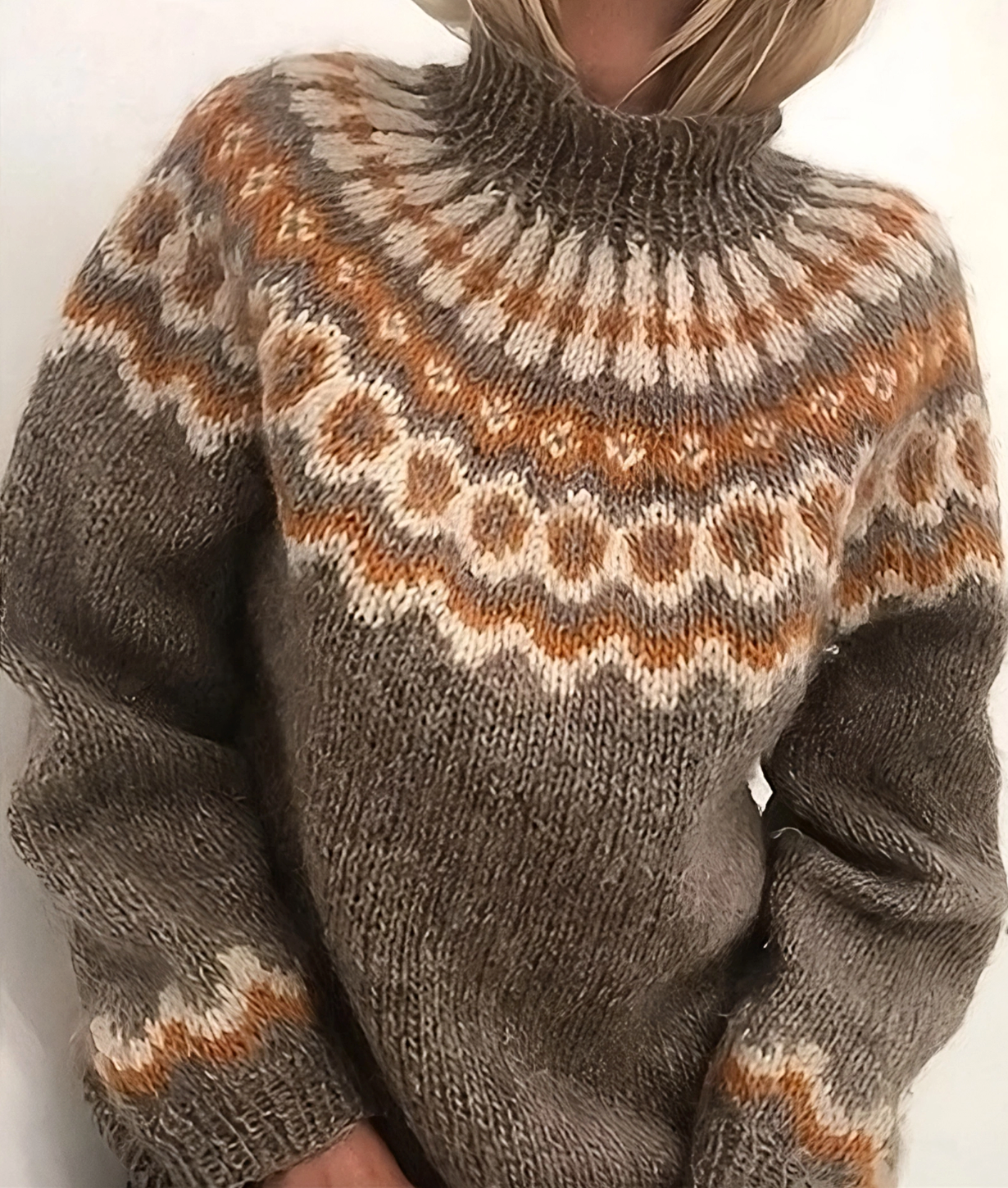 Oona – Gemütlicher isländischer Rollkragenpullover