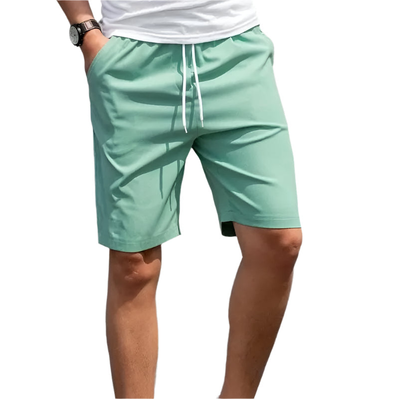 Christa - Kurze Hosen für Herren Kordelzug Grün