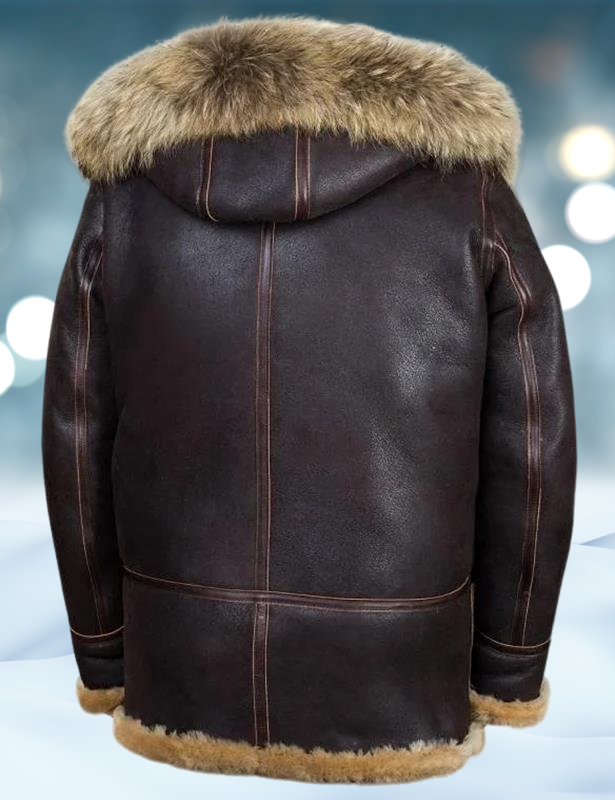 Foxx - Warme Leder-Pelzjacke