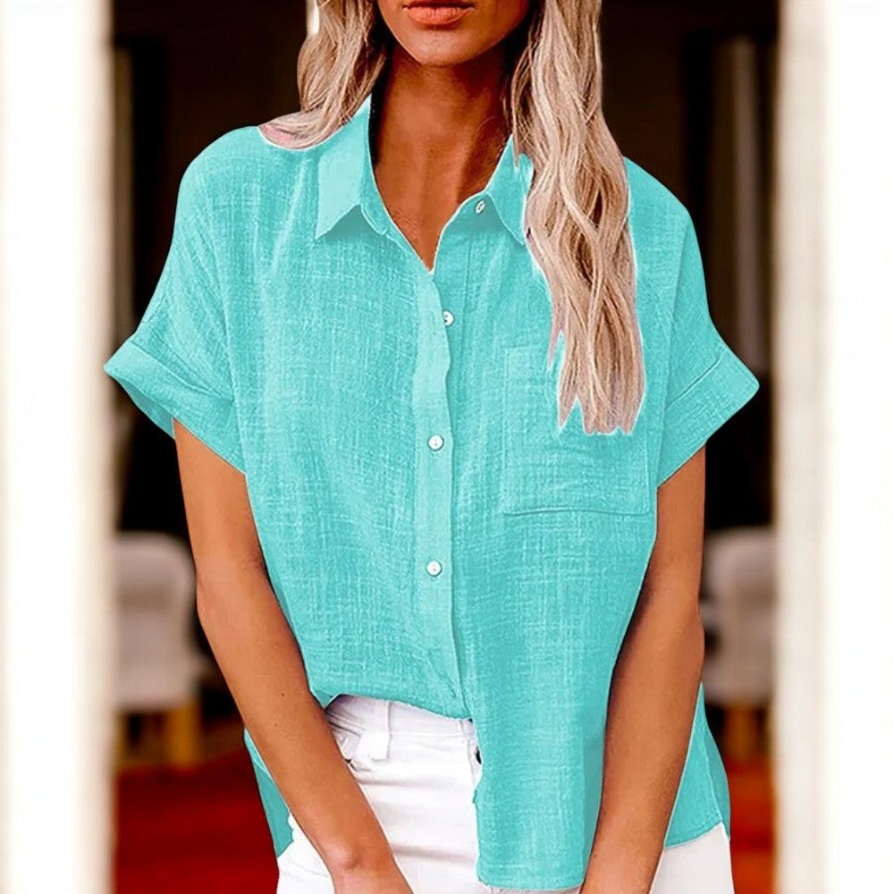 Claudia – Elegantes Leinenhemd Damen Lässig Und Luftig 3