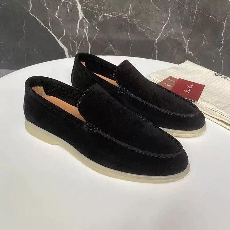 Clemens – Veloursleder Loafer Herren Bequem Zeitlos Büro
